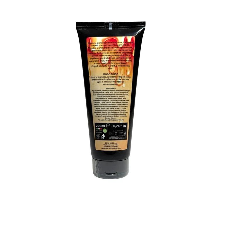 BALSAMO PER CAPELLI ALLA CHERATINA 200ml - profumazione intensa al mango