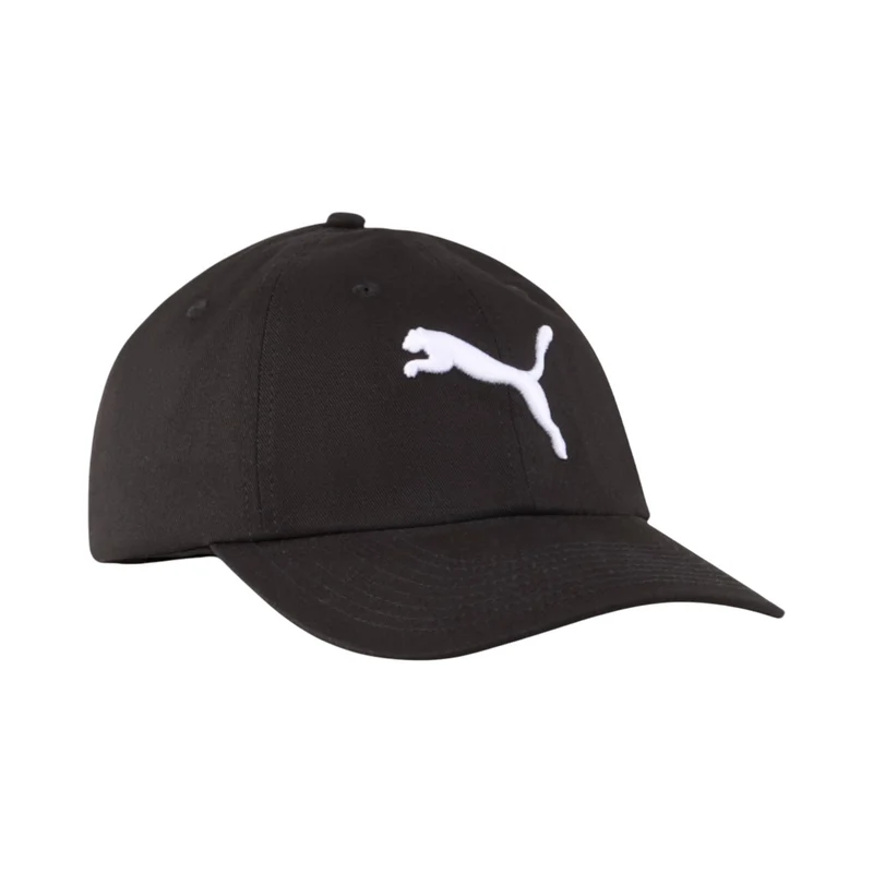 Puma cappello con visiera con logo Cat ricamato 025998-01 nero