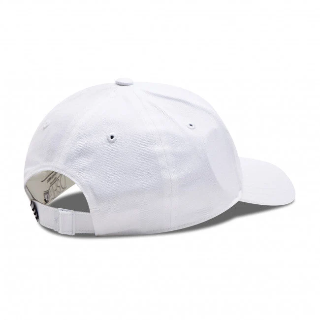 Adidas Cappellino Baseball unisex a 6 pannello con logo ricamato FK0896 white