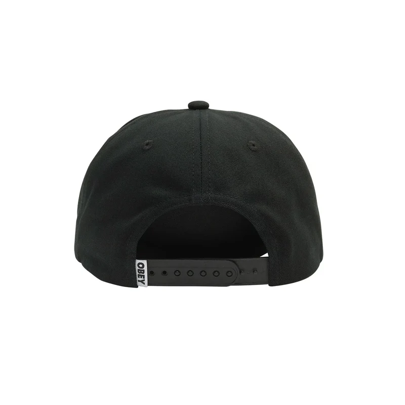 Obey berretto con visiera 5 pannelli Bubble 100490107 black taglia unica