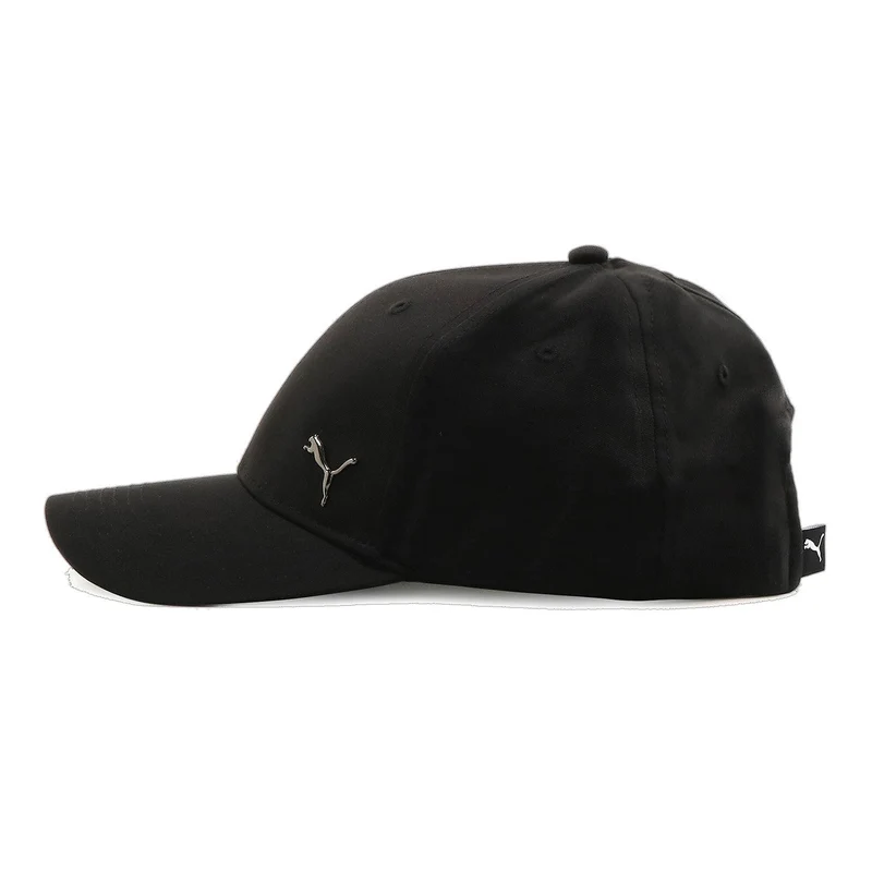 Puma berrretto con visiera e logo metallico Metal Cat 021269-01 nero