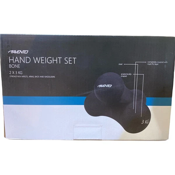 Avento coppia Manubri 2x3Kg 42DC-BLK