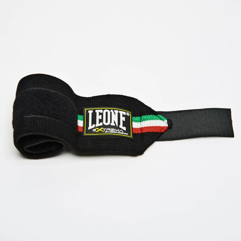 Leone Polsiera per sollevamento pesi AB706 Tricolore Italia