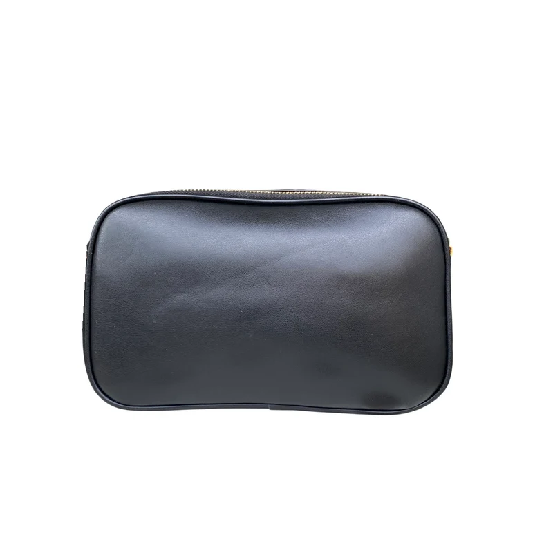 CafèNoir borsa a spalla con doppia zip e tracolla a catena C3YG0813 N001 nero