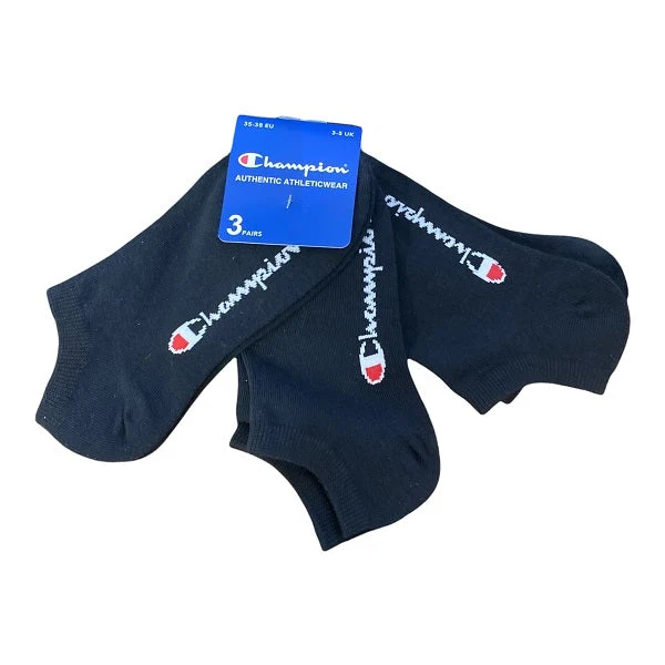 Champion calzini unisex Sneaker Socks 3 paia U24560 KK001 black