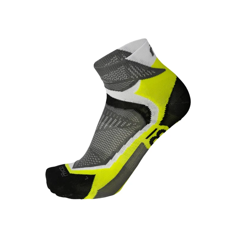 Mico calza da corsa corta extralight weight X-Performance CA01287 213 bianco giallo fluo