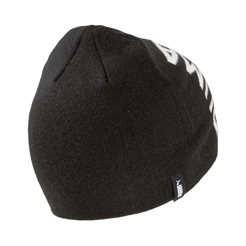 Puma cappello a cuffia con logo grande 023461-01 nero. Taglia unica