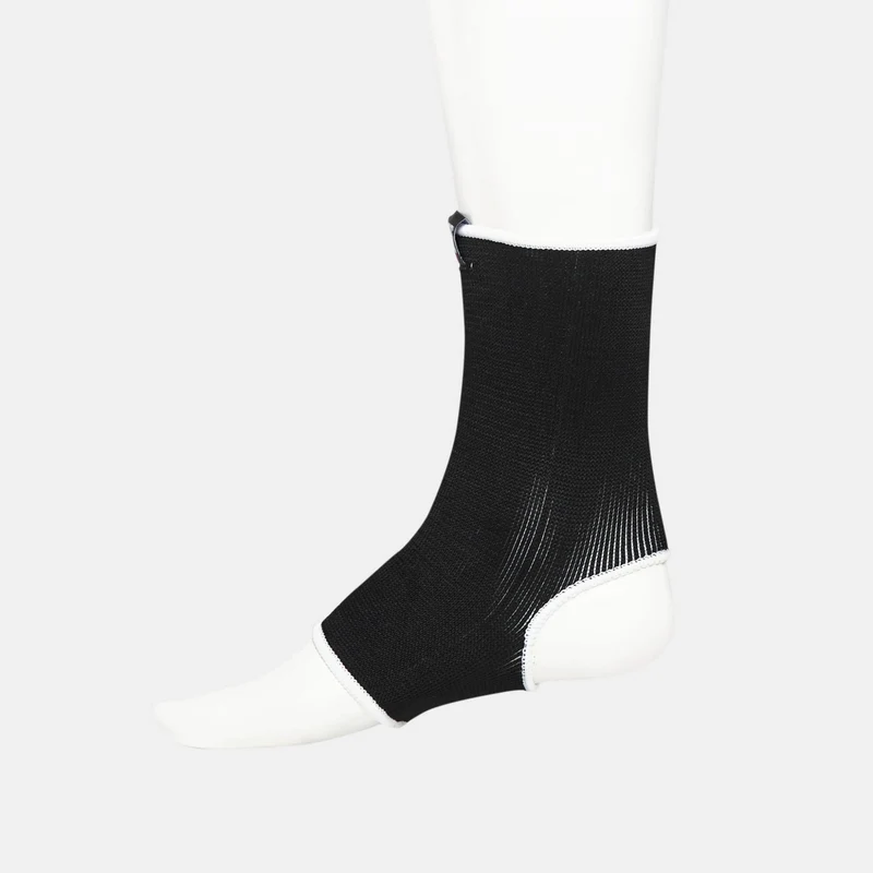 Leone Cavigliera DOUBLE AB716 Nero-Bianco - Protezione Caviglia Boxe