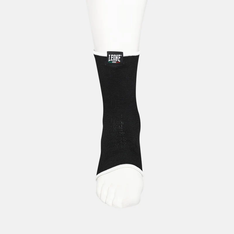 Leone Cavigliera DOUBLE AB716 Nero-Bianco - Protezione Caviglia Boxe